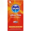 SKINS – ultra vékony prémium óvszerek, 16 db-os csomag