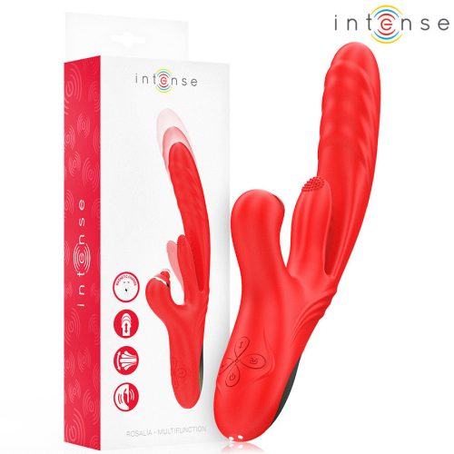 INTENSE Rosalia – 3 az 1-ben prémium vibrátor, piros