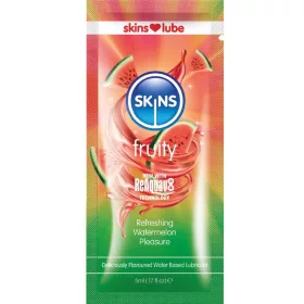   Skins vízbázisú síkosító 5 ml görögdinnye ízű egyszeri adag