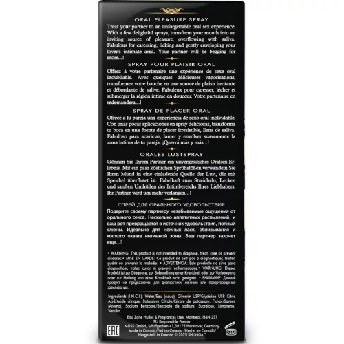 SHUNGA – csábító gyümölcs ízű élvezeti permet 20 ml