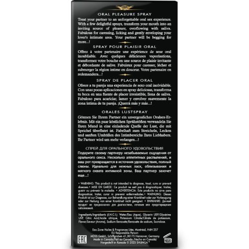 SHUNGA - érzéki eper ízű spray orális kényeztetéshez