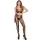Leg Avenue Háló és csipke szett Crop top és harisnya fekete egy méret