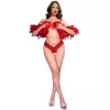 Chilirose CR 4885 nyitott férfi tanga piros M