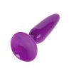 BAILE - kisméretű lila anális plug 15 cm