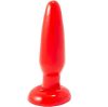 BAILE - prémium kisméretű piros anális dugó 15 cm