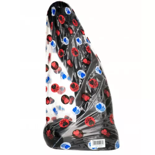 ALL BLACK - prémium fekete dildó 45 cm