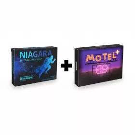   Niagara Potencianövelő Férfiaknak - 4 db + Motel 69+ Kapszula Férfiaknak 2 db