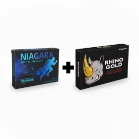   Niagara Potencianövelő Férfiaknak - 4 db + Rhino Gold Potencianövelő Férfiaknak - 6 db